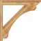 Ekena Millwork Legacy Slat Rough Sawn Outlooker, Western Red Cedar, 6"W x 36"D x 36"H OUT06X36X36LEC06RWR - alternate 4